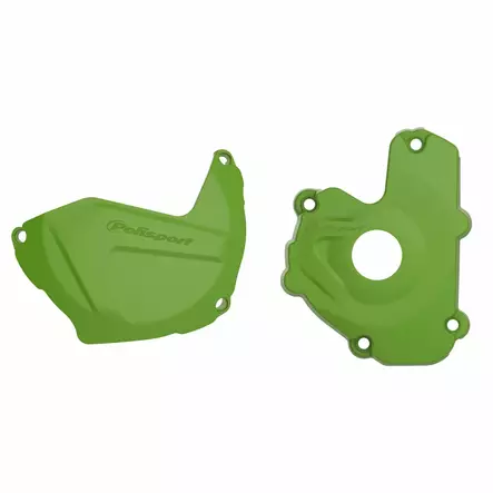 Polisport Kit Clutch+Ignition cover protector KX250F (13-16) Green (24) - Duell MP varaosat ja tarvikkeet - 129086 - 1