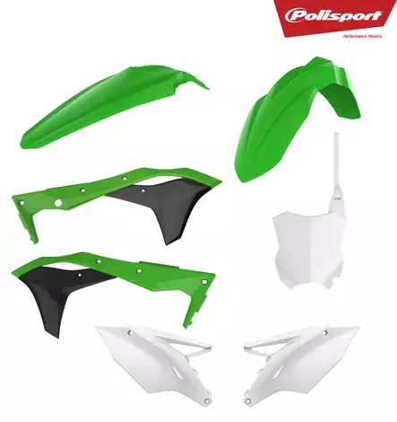 Polisport plastic kit KX250F 17-20 OEM (1) - Duell MP varaosat ja tarvikkeet - 129716 - 1