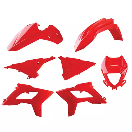 Polisport Plastic Kit Restyling BETA RR 2T/4T (13-17) RED (1) - Duell MP varaosat ja tarvikkeet - 129416 - 1