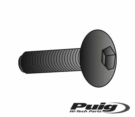 Puig Blister 6 Locknut M6 C/Green - Duell MP varaosat ja tarvikkeet - 99406 - 1