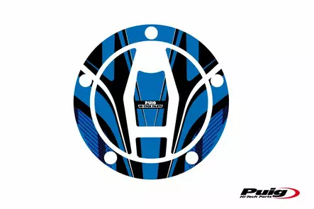 Puig Fuel Cap Cover Mod. Radical Kawasaki C/Blue - Duell MP varaosat ja tarvikkeet - 90496 - 1
