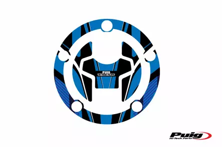 Puig Fuel Cap Cover Radikal Suzuki C/Blue - Duell MP varaosat ja tarvikkeet - 89506 - 1