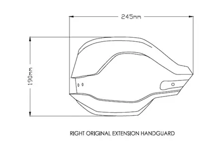 Puig Hand Guards Ext. Bmw R1200Gs/S1000Xr/F850Gs/750 - Duell MP varaosat ja tarvikkeet - 94726 - 1