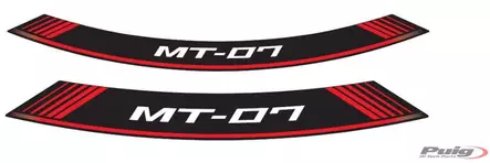 Puig Kit 8 Rim Strips Mt-07 C/Red - Duell MP varaosat ja tarvikkeet - 91026 - 1