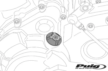 Puig Plug Oil Carter Honda C/Blue - Duell MP varaosat ja tarvikkeet - 99726 - 1
