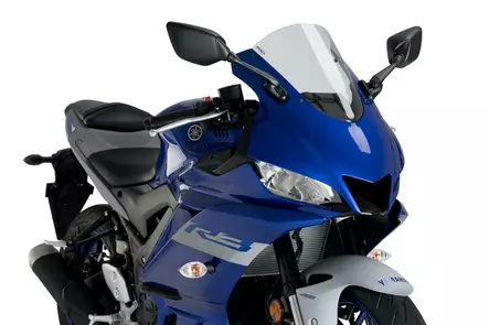 Puig R-Racer Screen Yamaha Yzf-R3 19' C/Clear - Duell MP varaosat ja tarvikkeet - 94686 - 1