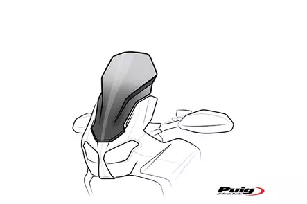 Puig Screen Touring N.G. Ducati Mulstistrada V4/S/S Spo - Duell MP varaosat ja tarvikkeet - 98676 - 1