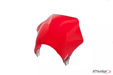 Puig Universal Windshield Modelo Raptor C/Red - Duell MP varaosat ja tarvikkeet - 99926 - 1