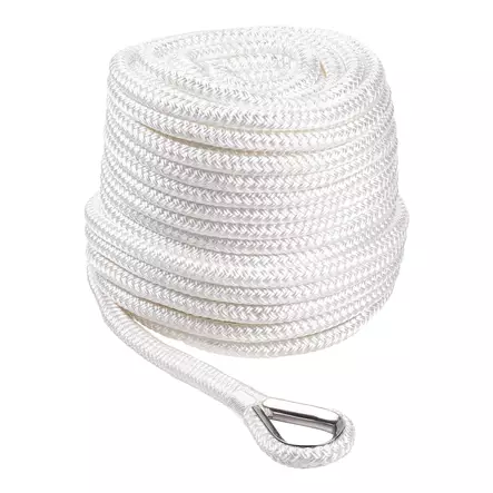 Qvarken Ankkuriköysi Dockline koussilla 18mm 50m valkoinen - Duell venetarvikkeet - 139376 - 1