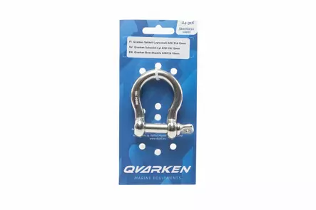 Qvarken Sakkeli Lyyra-malli AISI 316 10mm - Duell venetarvikkeet - 139186 - 1