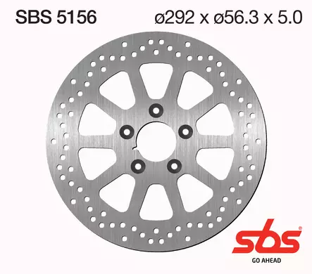 Sbs Jarrulevy Standard - Duell MP varaosat ja tarvikkeet - 122786 - 1