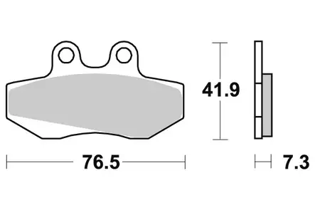 Sbs Jarrupalat Ceramic (652HF) - Duell MP varaosat ja tarvikkeet - 124386 - 1