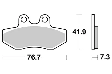 Sbs Jarrupalat Ceramic (817HF) - Duell MP varaosat ja tarvikkeet - 123136 - 1
