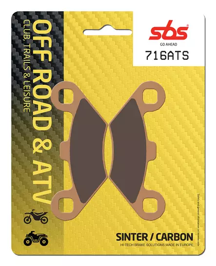 Sbs Jarrupalat Sintered Atv - Duell MP varaosat ja tarvikkeet - 123746 - 1