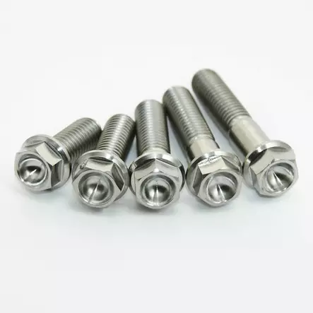 Scar 4 x Titanium hex head flange bolt M8 x 50 - titanium Gr5-Ti - Duell MP varaosat ja tarvikkeet - 74746 - 1