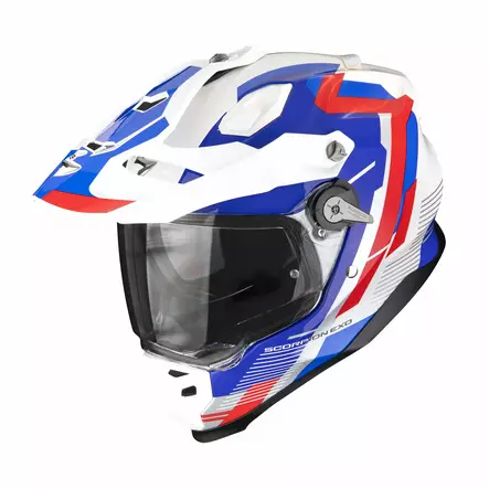 SCORPION Helmet ADF-9000 AIR PATROL White-Blue-Red, S - Duell ajovarusteet - 49696 - 1