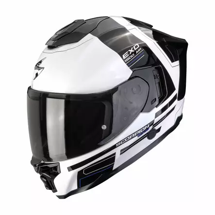 SCORPION Helmet EXO-1500 AIR DUAL White-Black, L - Duell ajovarusteet - 49886 - 1