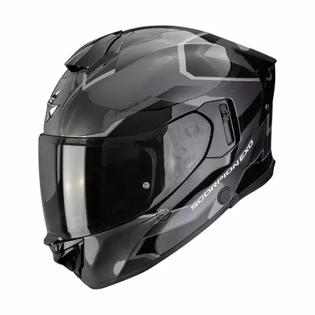 SCORPION Helmet EXO-530 AIR CLIP Silver-Black, XL - Duell ajovarusteet - 49606 - 1