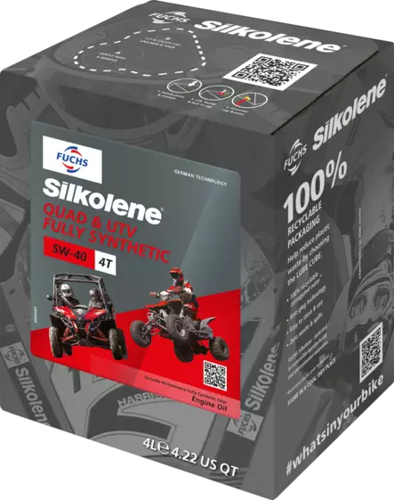 Silkolene Quad ATV 5W-40 4L CUBE (4) - Duell öljyt ja muut nesteet - 62816 - 1