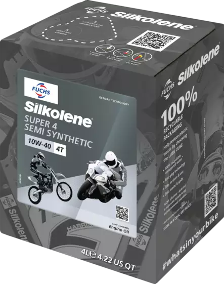 Silkolene Super 4 10W-40 4L CUBE (4) - Duell öljyt ja muut nesteet - 62176 - 1