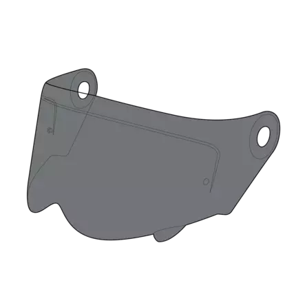 SIMPSON Darksome visiiri vaalea savu - Duell ajovarusteet - 54296 - 1