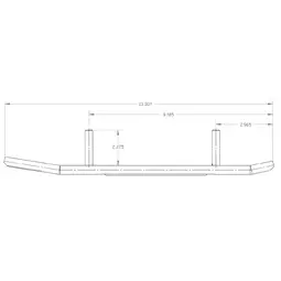 Sno-X Ripper Four Ohjausrauta pari 4" Kovametalli - Duell MK varaosat ja tarvikkeet - 22236 - 1