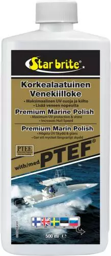 Star brite Korkealaatuinen venekiilloke/vaha PTEF 500ml - Duell venetarvikkeet - 132786 - 1