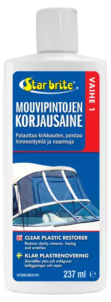 Star brite Muovipintojen naarmunpoisto 237ml (Vaihe 1) - Duell venetarvikkeet - 132646 - 1