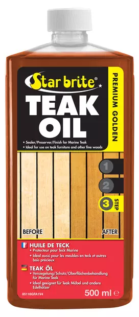 Star brite Premium Teak Oil Teak öljy uv-suoja 500ml - Duell venetarvikkeet - 132846 - 1