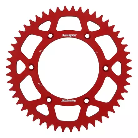 Supersprox Alu Takaratas HO CR/CRF Punainen 50 - Duell MP varaosat ja tarvikkeet - 118266 - 1