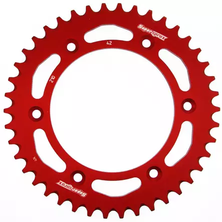 Supersprox Alu Takaratas HO CR/CRF Punainen 52 - Duell MP varaosat ja tarvikkeet - 118416 - 1