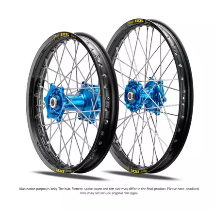 TALON Takapyörä 19x2 15 Pro Billet EXCEL YZF250/450 09- Sininen/musta - Duell MP varaosat ja tarvikkeet - 68606 - 1