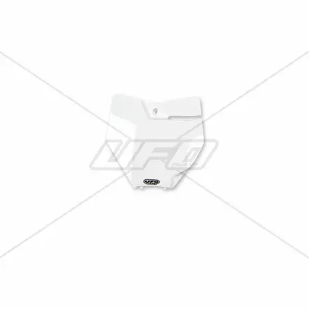 UFO Etunumerokilpi KTM125-525 SX/SXF 16-18 Valkoinen 047 no SX250 2016 - Duell MP varaosat ja tarvikkeet - 48186 - 1