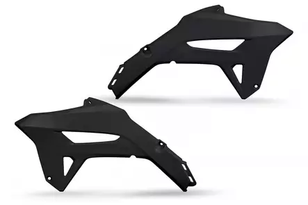 UFO Ilmanohjaimet CRF250R 22-24 CRF450R 21-24 Musta 001 - Duell MP varaosat ja tarvikkeet - 48236 - 1