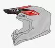 Airoh Aviator 3 Lippa League punainen - Duell ajovarusteet - 59466 - 1