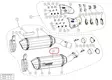 Akrapovic Äänenvaimennin Aivan CA Z1000 2014-2020 - Duell MP varaosat ja tarvikkeet - 67636 - 1
