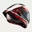 Alpinestars Kypärä Supertech R10 Team Musta/Carb/Punainen/Valkoinen, XL - Duell ajovarusteet - 37006 - 1