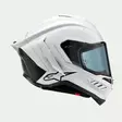 Alpinestars Kypärä Supertech R10 Valkoinen/Mattamusta, S - Duell ajovarusteet - 36136 - 1