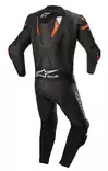Alpinestars Nahkapuku 1-pcs Missile v2 Ignition Musta/Punainen fluo 56 - Duell ajovarusteet - 40366 - 1