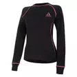 AMOQ 100% Merino Naisten Aluspaita Harmaa/Pinkki S - Duell ajovarusteet - 52396 - 1