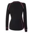 AMOQ 100% Merino Naisten Aluspaita Harmaa/Pinkki S - Duell ajovarusteet - 52396 - 1