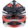 AMOQ Friction Mips Kypärä musta/punainen, L - Duell ajovarusteet - 51266 - 1