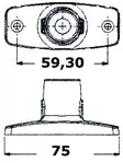 Ankkurivalo LED Evoled valkoinen - 360° - Duell venetarvikkeet - 7606 - 1