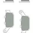 Brembo Jarrupalat Taakse Sintered Road - Duell MP varaosat ja tarvikkeet - 122056 - 1