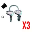 Givi Set of 3 key locks with corresponding bush with silver handle - Duell MP varaosat ja tarvikkeet - 101916 - 1