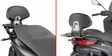 Givi Specific Backrest Piaggio Mp3 310 (2025) - Duell MP varaosat ja tarvikkeet - 101116 - 1