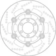 GOLDFREN Jarrulevy yd275 hd77,8 id56 t4,9 - Duell MP varaosat ja tarvikkeet - 67166 - 1