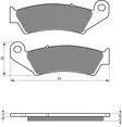 GOLDFREN Jarrupalat 041 Ceramic Carbon AD - Duell MP varaosat ja tarvikkeet - 68916 - 1