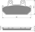 GOLDFREN Jarrupalat 051 Ceramic carbon AD - Duell MP varaosat ja tarvikkeet - 67856 - 1