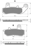 GOLDFREN Jarrupalat 065 Ceramic carbon AD - Duell MP varaosat ja tarvikkeet - 67176 - 1